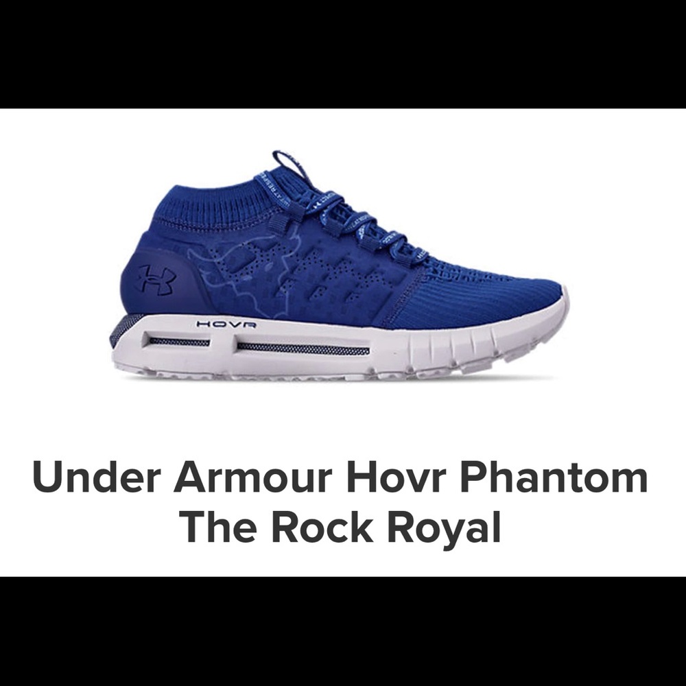 Under Armour Hovr Phantom The Rock in Royal blue